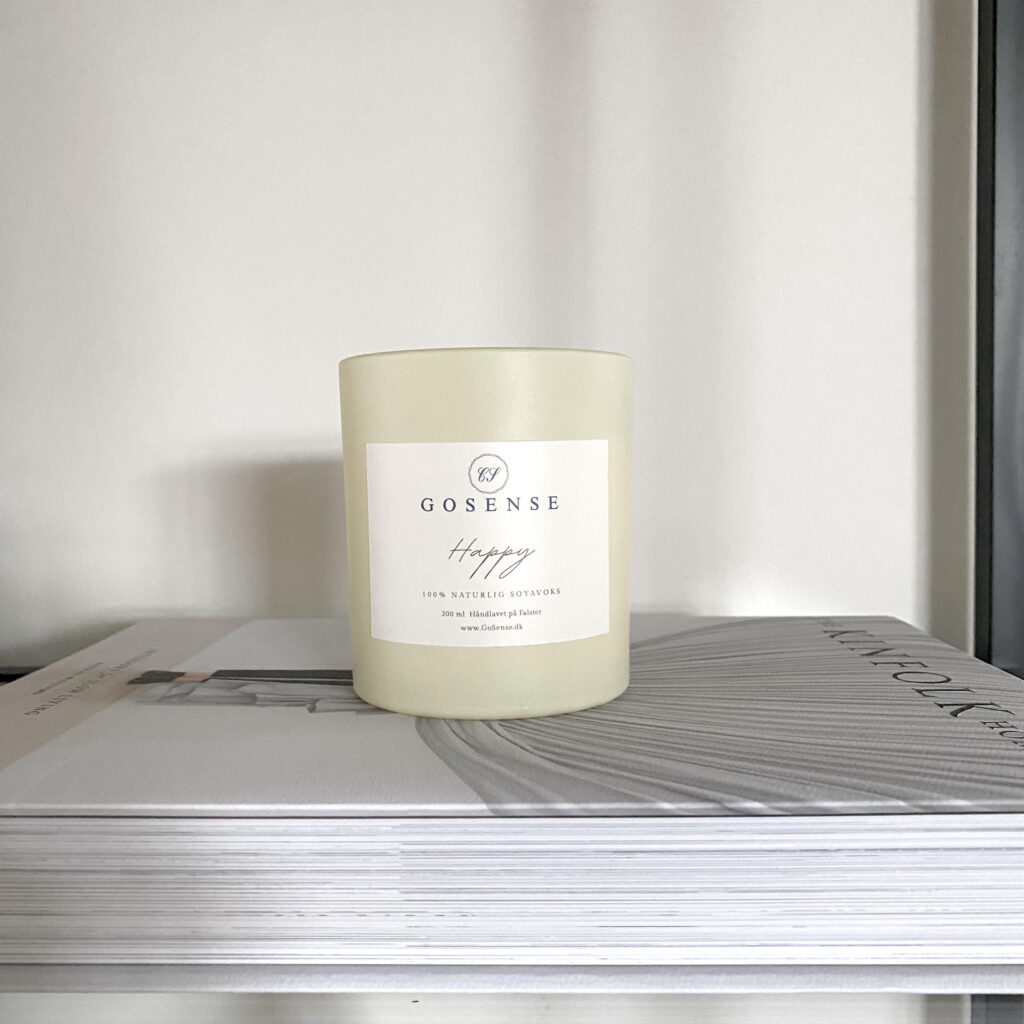 cozy autumn home
scented candle