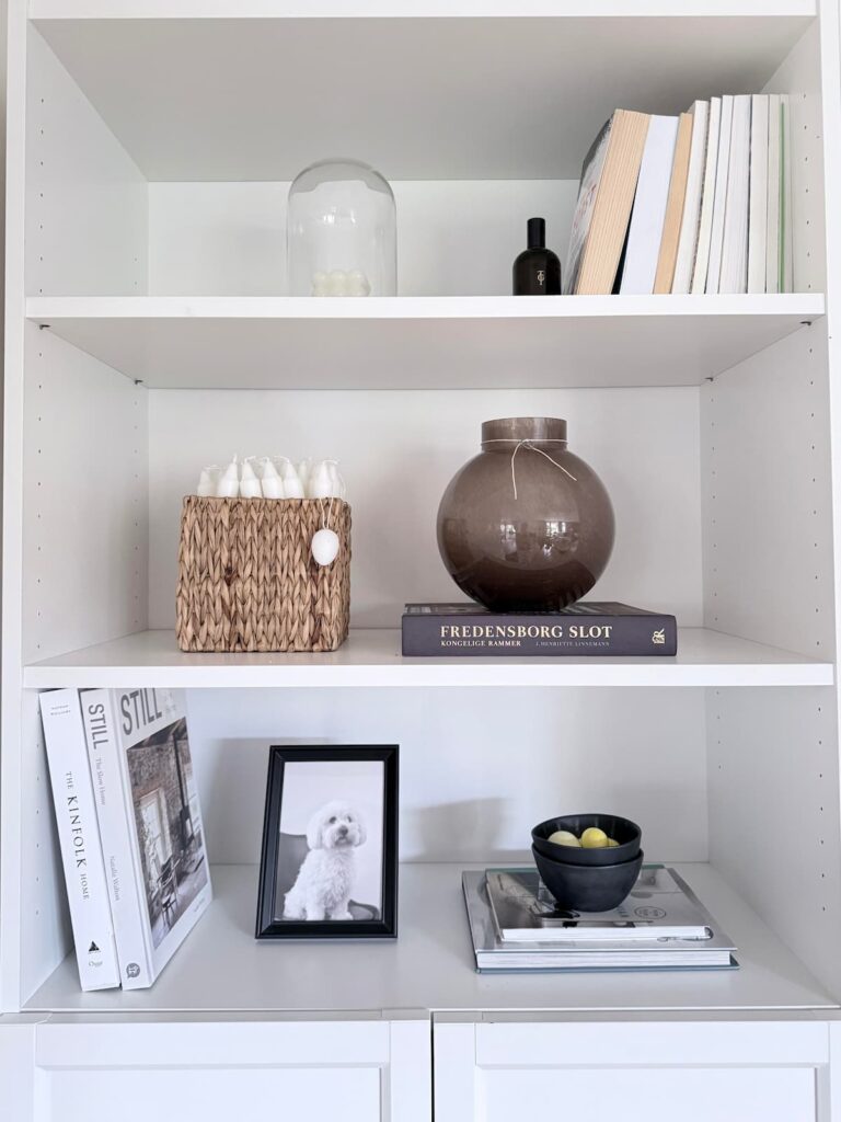 style your bookshelf