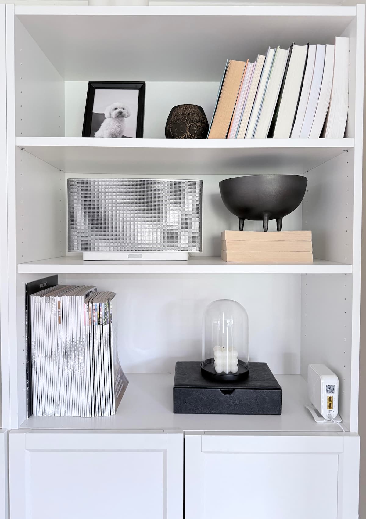 style your bookshelf
