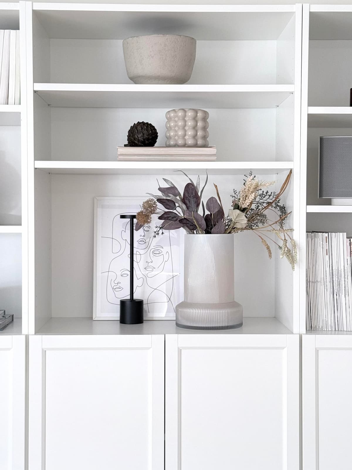 style your bookshelf